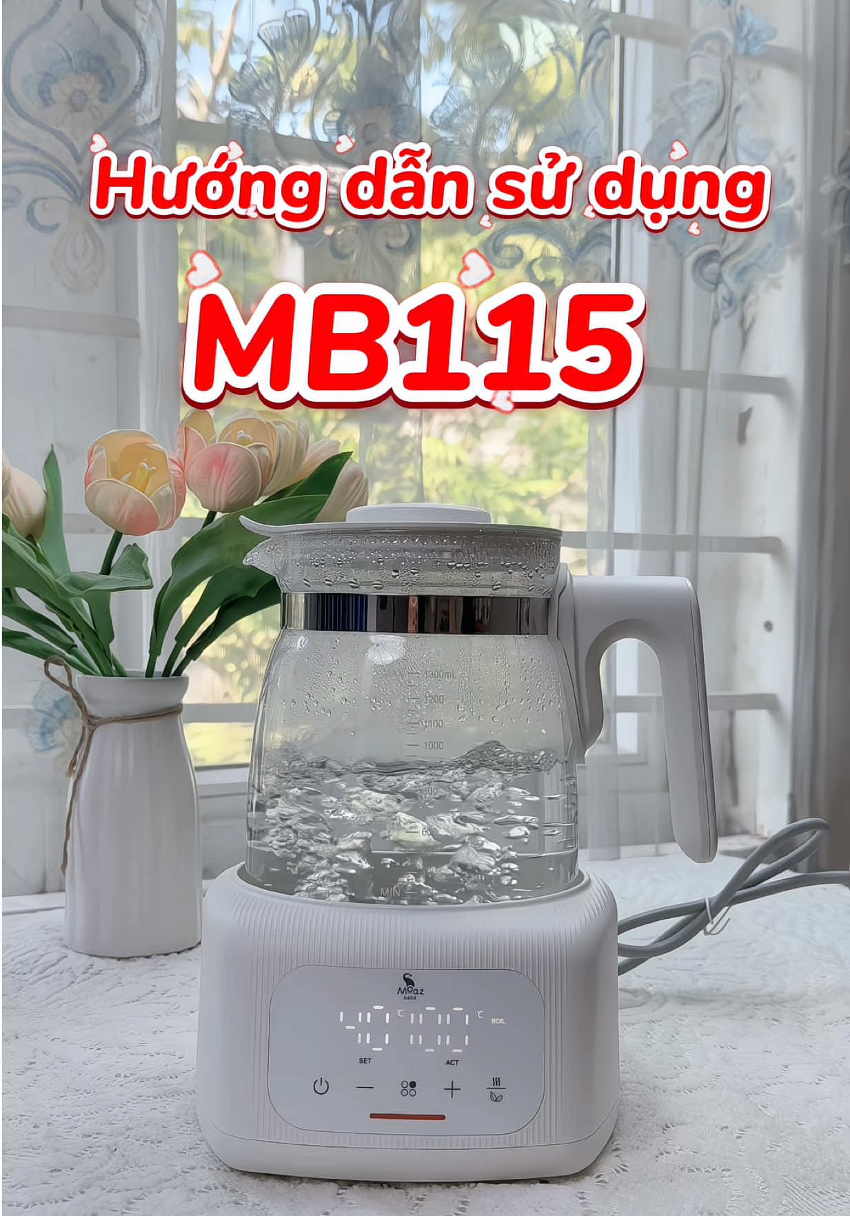 Các con vợ mua MB115 về mà chưa biết dùng thì xem ngay video này 😆 Chỉ vài thao tác là có nước pha sữa chuẩn nhiệt độ 24/7. Đêm con đòi ti cũng không còn là nỗi ám ảnh nữa! ❤️ #MB115 #MoazBeBe #BinhDunNuocPhaSua #MeVaBe”#Beauo 