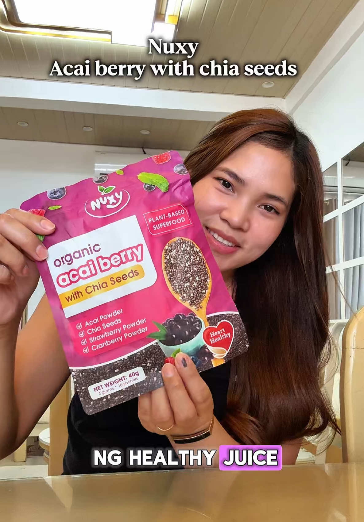 * Beauty starts from within. Sip, glow, and shine naturally with Nuxy Acai Berry + Chia Seeds! #AcaiBerryJuice #nuxyacaiberry #healthy #healthylifestyle 