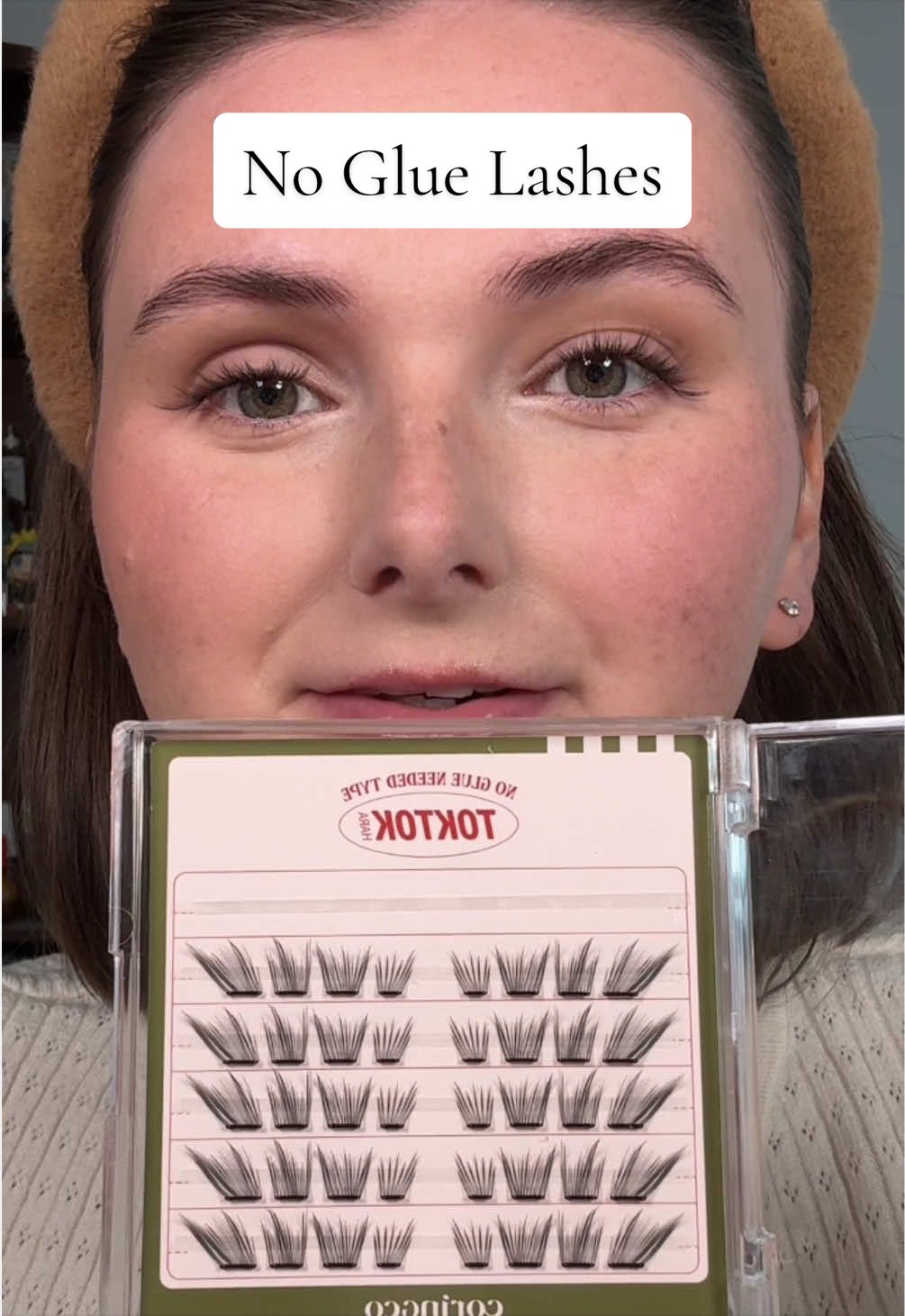 I don’t think I’ll ever use strip lashes again (especially if I can find longer ones!!!) @CORINGCO 코링코 glueless lashes in cats style #gluelesslashclusters #falselashes #kbeauty #makeuptips #lashclusters 