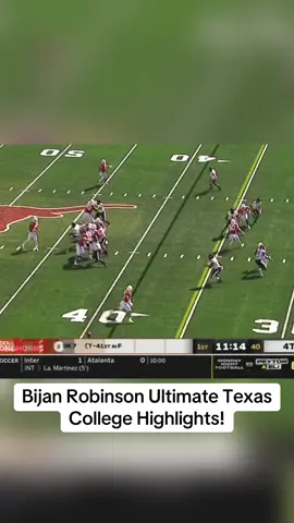 Bijan is too shifty! #cfb #bijanrobinson #texas #fyp #foryou 