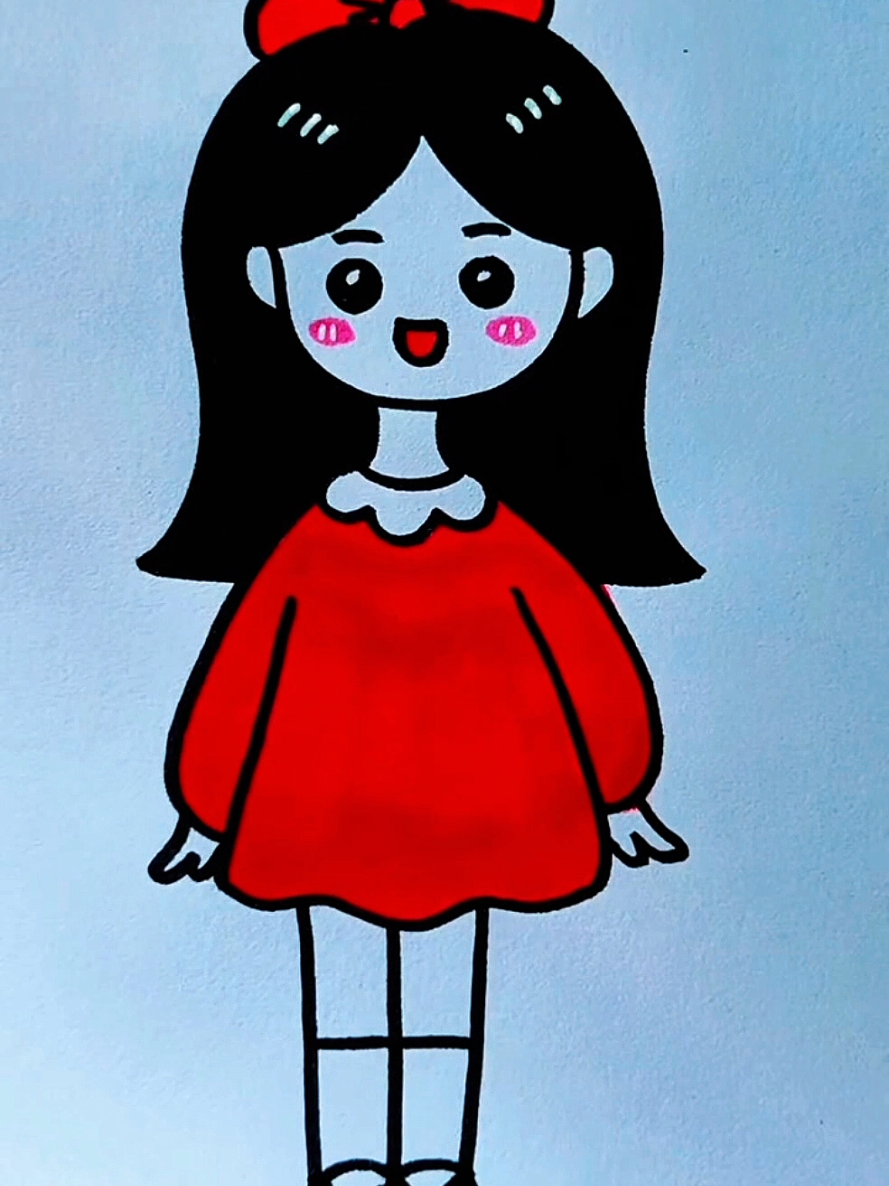 Dibujo sencillos de niñas #dibujosfaciles 