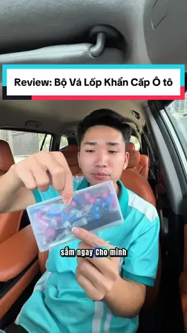Review: Bộ vá lốp lưu động cho ô tô. Sản phẩm hữu ích dành cho anh em tài xế. #bactaixanh #hiencogang #valopoto #valopluudong 