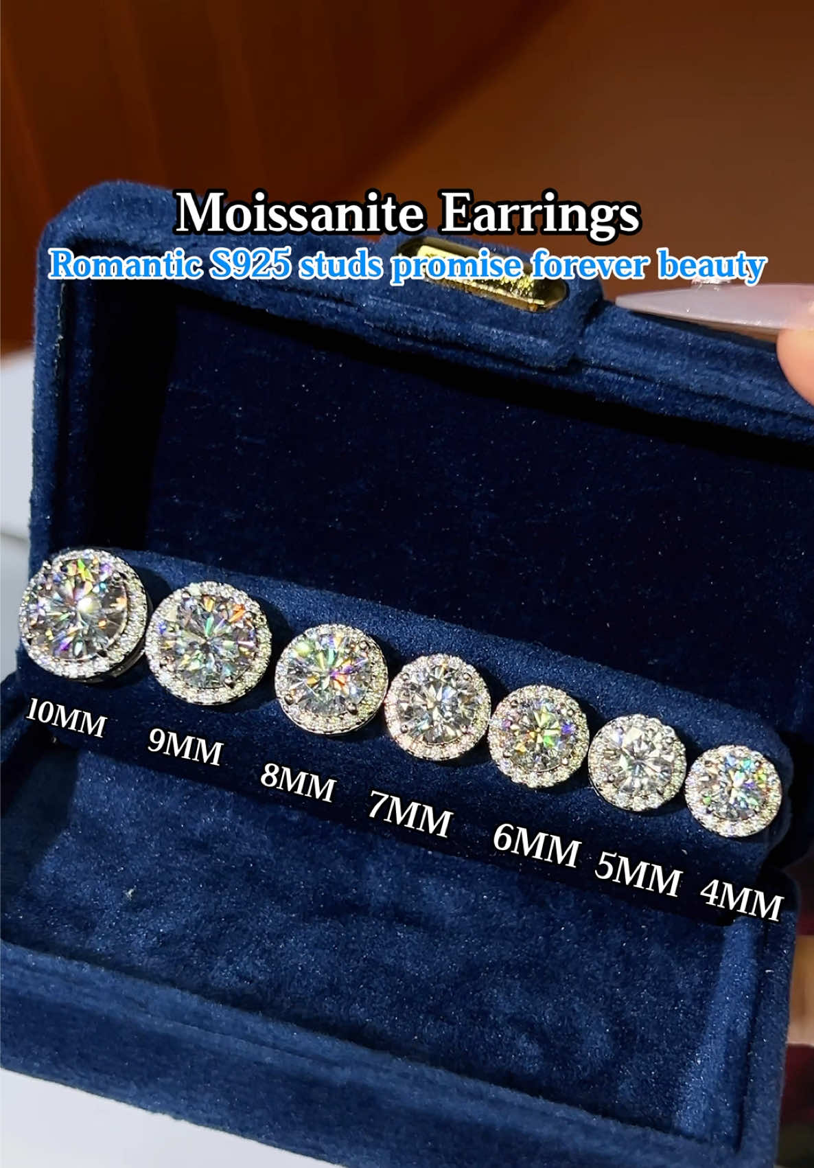 Classic S925 studs never go out of trend#moissanite #dealforyoudays #tiktokshopdealsforyoudays #jewelry #earring 
