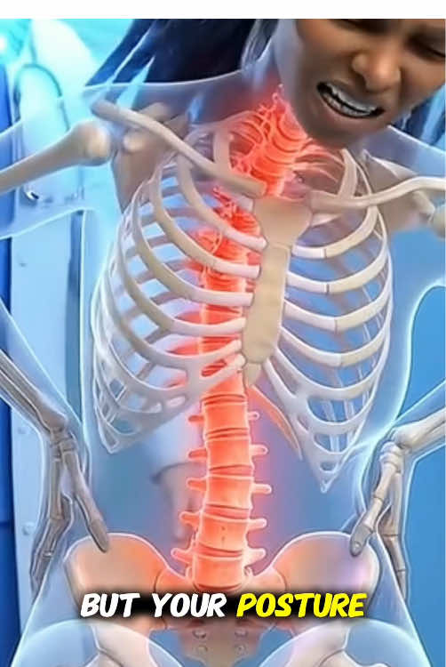 Didn’t realise my posture had drifted this far until I actually saw it from the side. That difference is hard to ignore. #posturecheck #spinealignment #beforeandafter #tiktokuk #deskposture 