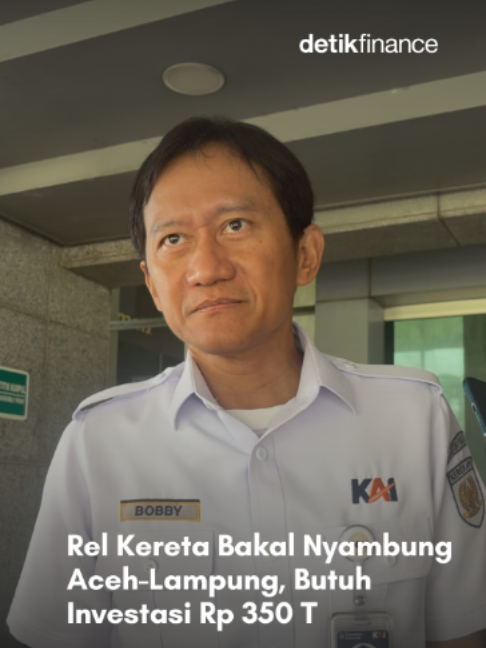 PT Kereta Api Indonesia (Persero) mendapat penugasan mengembangkan jaringan kereta api di Pulau Sumatera yang nilainya diperkirakan mencapai US$ 20-25 miliar atau sekitar Rp 350-448 triliun.  Proyek ini akan menghubungkan jalur kereta dari Banda Aceh hingga Bandar Lampung. Direktur Utama KAI Bobby Rasyidin mengatakan, saat ini jaringan kereta di Pulau Sumatera masih terpisah-pisah dan belum terhubung secara utuh.  Kereta yang beroperasi masih terbatas hanya di beberapa wilayah seperti Bandar Lampung-Palembang, Bandar Lampung-Lubuk Linggau, wilayah Medan, serta sebagian di Sumatera Barat. 