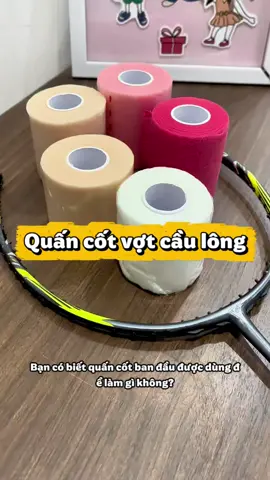 Bạn có biết quấn cốt vợt cầu lông ban đầu được dùng để làm gì không? 🤔 Nhiều người nghĩ nó chỉ để trang trí hoặc giảm rung, nhưng sự thật lại khá thú vị. Xem hết video để khám phá nguồn gốc của quấn cốt nhé! 🏸 #caulong #tiktokshop66 #badminton #votcaulong #quancotvotcaulong        