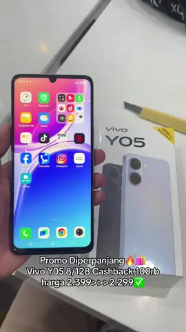 🚨 KABAR GEMBIRA: PROMO VIVO Y05 DIPERPANJANG! 🚨 Sesuai taglinenya, emang #gakhabishabis Promo-nya! Buat kamu yang kemarin kelewatan, kesempatan kedua udah datang nih! 🥳 Dapatkan vivo Y05 (8GB+128GB)* cuma Rp 2.299.000 aja (Udah hemat Rp 100 RIBU)! 🤩 ✨ Cicilan 0% s.d. 24 bulan ✨ Jaminan Tukar Baru 30 Hari ✨ GRATIS Vidio Lite 3 Bulan Yuk, buruan serbu toko Erafone terdekat atau checkout via aplikasi Erafone sekarang! Belanja mudah, bisa langsung ambil di toko atau kami antar ke rumah! 🛒💨 #4u #kredithptulungagung #tulungagung24jam #tulungagunghitss 