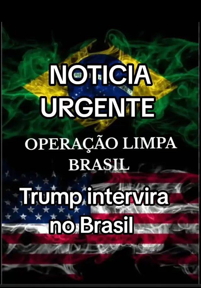 intercessão tropas de Trump no Brasil..
