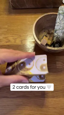 2 cards for you with a little message and reminder 🤍 #tarot #feelingblessed #mindset 