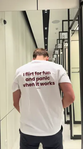 GET THIS BANGER IN BIO☝️ #clothingbrand #flirt #tshirt #relate #quotesaesthetic 