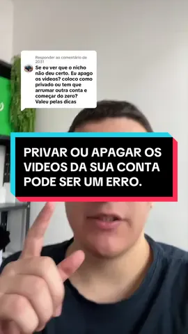 Respondendo a @2031 privar ou apagar os vídeos da sua conta pode ser um erro. #faturando 