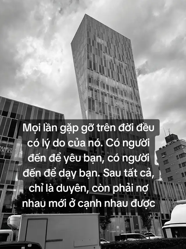 Mọi lần gặp gỡ trên đời đều có lý do của nó. Có người đến để yêu bạn, có người đến để dạy bạn. Sau tất cả, chỉ là duyên, còn phải nợ nhau mới ở cạnh nhau được#xyzbca #tiktok #trending 