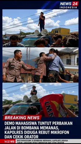 Demo Mahasiswa Tuntut Perbaikan Jalan di Bombana Memanas, Kapolres Diduga Rebut Mikrofon dan Cekik Orator BOMBANA, CAHAYASULTRA.COM – Aksi unjuk rasa yang digelar mahasiswa yang tergabung dalam Ikatan Mahasiswa Pemuda Pelajar Mata Oleo (IMPPERMOL) Kendari di kawasan Tugu Kasipute, Kecamatan Rumbia, Kabupaten Bombana, Sulawesi Tenggara, Selasa (2/6/2026), berakhir tegang dan memantik sorotan publik setelah muncul dugaan tindakan represif aparat kepolisian terhadap massa aksi. Demonstrasi yang mengangkat persoalan pembangunan infrastruktur jalan di Kecamatan Mata Oleo itu awalnya berlangsung damai. Namun situasi berubah ketika massa berupaya melakukan pembakaran ban sebagai simbol protes atas kondisi jalan yang dinilai belum mendapat perhatian maksimal dari pemerintah. Aparat kepolisian yang melakukan pengamanan melarang pembakaran ban tersebut dengan alasan tidak tercantum dalam Surat Tanda Terima Pemberitahuan (STTP) aksi yang telah disampaikan sebelumnya. Ketegangan kemudian disebut memuncak ketika Kapolres Bombana, AKBP Eko Sutomo, turun langsung ke lokasi demonstrasi. Massa aksi menuding terjadi tindakan yang dinilai melampaui batas pengamanan demonstrasi. Jenderal Lapangan IMPPERMOL, Rama Nur, mengungkapkan bahwa pihaknya menilai aparat telah melakukan tindakan yang berpotensi menghambat penyampaian aspirasi mahasiswa. Menurutnya, Kapolres Bombana naik ke atas mobil sound system yang digunakan massa aksi dan mengambil mikrofon dari tangan orator yang saat itu sedang menyampaikan tuntutan di hadapan peserta demonstrasi. “Bukan hanya mikrofon yang diambil. Dalam proses itu kami juga menduga terjadi tindakan fisik terhadap orator. Ada dorongan, cekikan, bahkan upaya menghalangi penyampaian aspirasi di depan peserta aksi,” ujar Rama Nur, Rabu (3/6/2026). Dugaan tindakan represif tersebut semakin menjadi perhatian setelah beredar rekaman video yang memperlihatkan seorang perwira polisi yang disebut sebagai Kapolres Bombana memberikan instruksi kepada anggotanya untuk mengamankan orator yang sedang berorasi. Dalam video yang beredar, terdengar perintah 