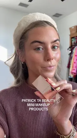 mini makeup products are the cutest also they are perfect for traveling or trying a new products without committing for the full size 😉 #patricktabeauty #patricktablush #patricktablushduo #minimakeup #minimakeuppreview @Patrick Ta Beauty 