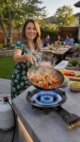 Suitable for summer outdoor cooking #outdoorcooking #Summervibes #tiktokshopdealsforyoudays #stove #backyard 