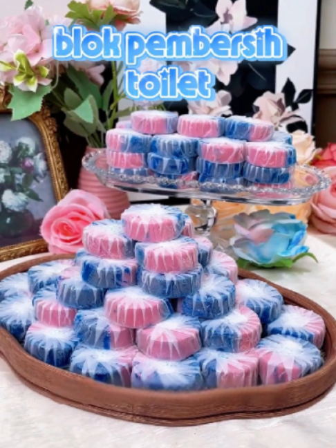 [A] Rabito Fragrance Toilet Cleaner, Pembersih Toilet Otomatis Biru & Putih 330gram/Box 6Pcs Hybrid Wash Teknologi 7X Multi Function Membunuh 99,9% Kuman Mengurangi Noda Kuning 90% Tablet Pembersih Toilet, Anti Kuman, Bebas Kerak, Bau, Jamur, PemutihToko Anda #pembersih #pembersihtoilet #pengharum #pengharumtoilet #awaltahun #hargapromo