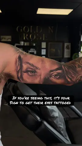 Tag someone that should get your eyes tattooed.  @Golden Rose Tattoo Studio #tattooartist #tattootiktok #tattooideas #tattootok 