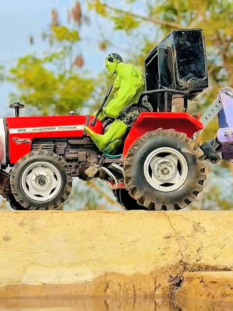 Mini Tractor Science Project! 🚜. #MiniTractor #ScienceProject #Farming #ploughing 