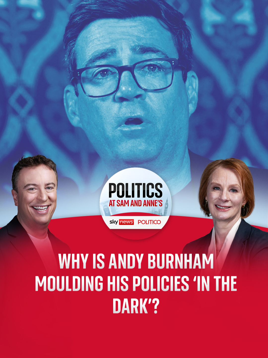 Why is Andy Burnham shaping policy behind closed doors? In today’s episode, Sam Coates explains to Anne Mcelvoy how much access Burnham will have to the civil service to develop and test his policy ideas. #Skynews