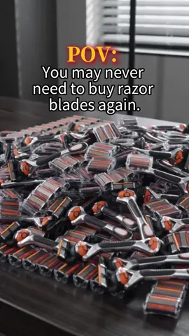 Manual double-blade razor-durable&reliable shaving tool#razorblades #mengrooming #shavinghack #tiktokshop #fy 