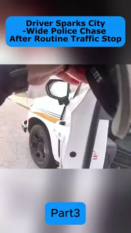 Driver Sparks City-Wide Police Chase After Routine Traffic Stop#foryou #fyp #cops #bodycam #policeofficer 