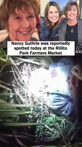 Nancy Guthrie was reportedly spotted today at the Rillito Park Farmers Market #Crime #Nancy Guthrie #Missing 