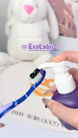 Da có thể đen nhưng răng phải trắng nhé🥰🥰 #kemtrangrang #kemdanhrang #vesinhrangmieng #exolabo 