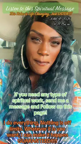 #creatorsearchinsights  This spiritual message will change your life, just listen to it and pay attention, and get it done. If you need any type of spiritual work, make sure to get at me. Nothing is off Limits!!!  This is that spiritual life baby 💯 ##spellwork##spiritual##fyp##spirituallife