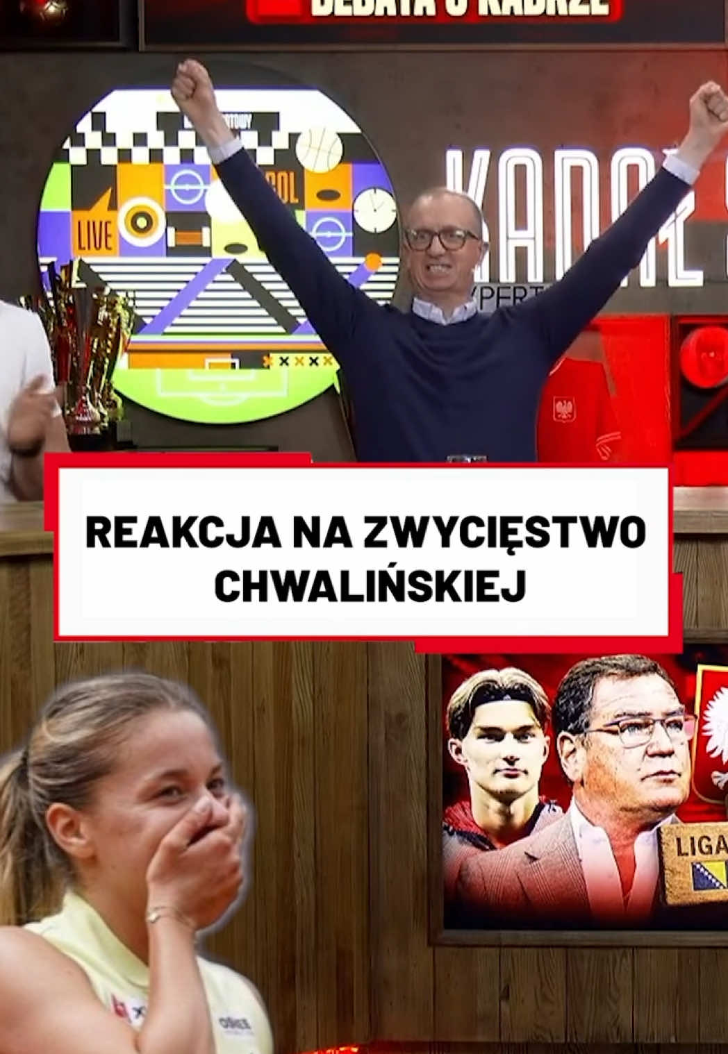 Maja Chwalińska w finale Roland Garros 🚨 #kanalsportowy 