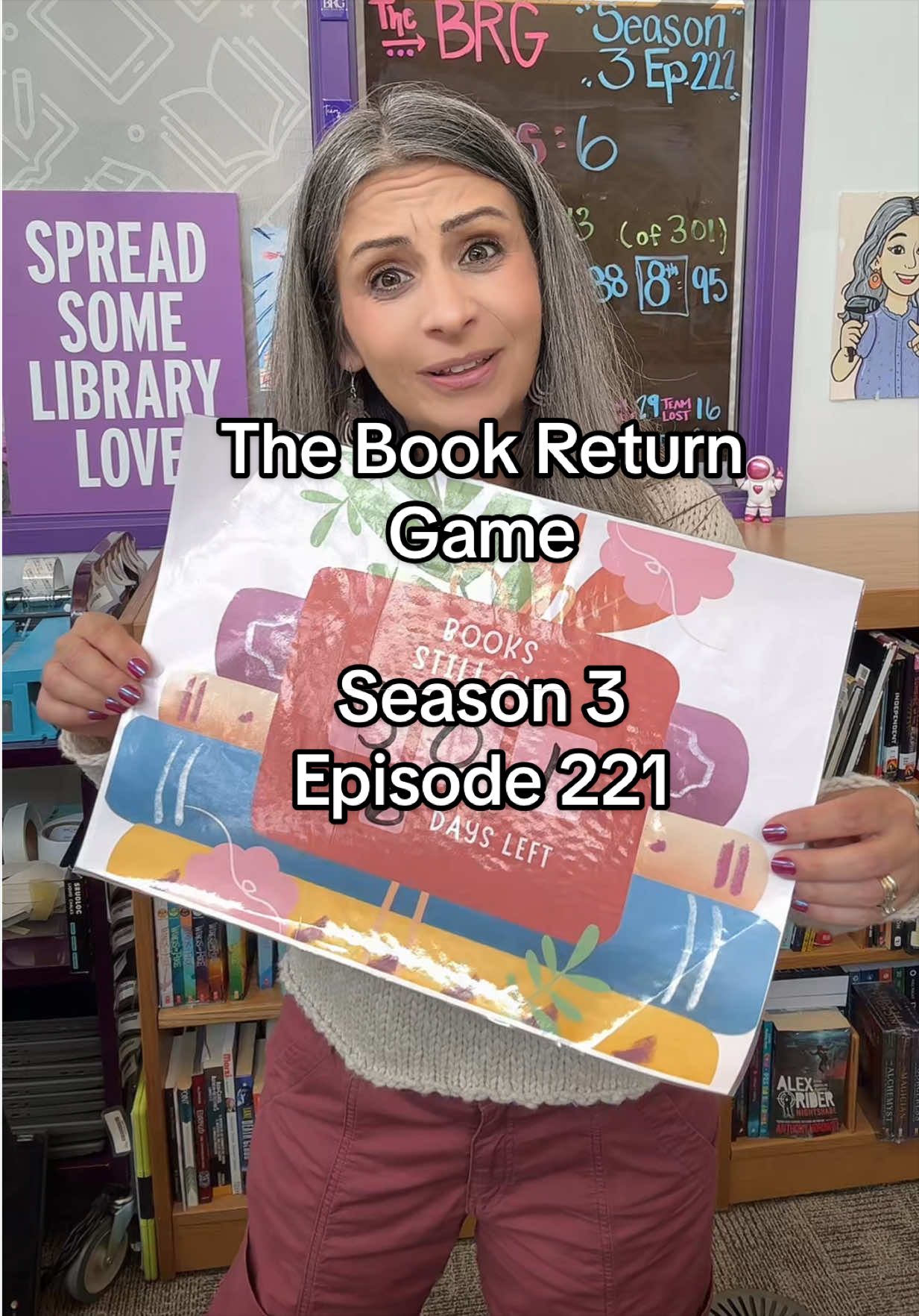 6.2.26📚S3E221📚 The one where we find out there are still some of our favorite dates out there #bookreturngame #late #missing #librarybooks #school 