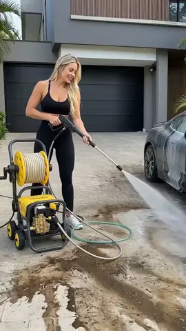 Lavadora de alta pressão polia de empurrar manual portátil. @MODOFO Brazil #vaiprofyinferno👺🔪 #achadinhos #shop #maquina #ferramentas 