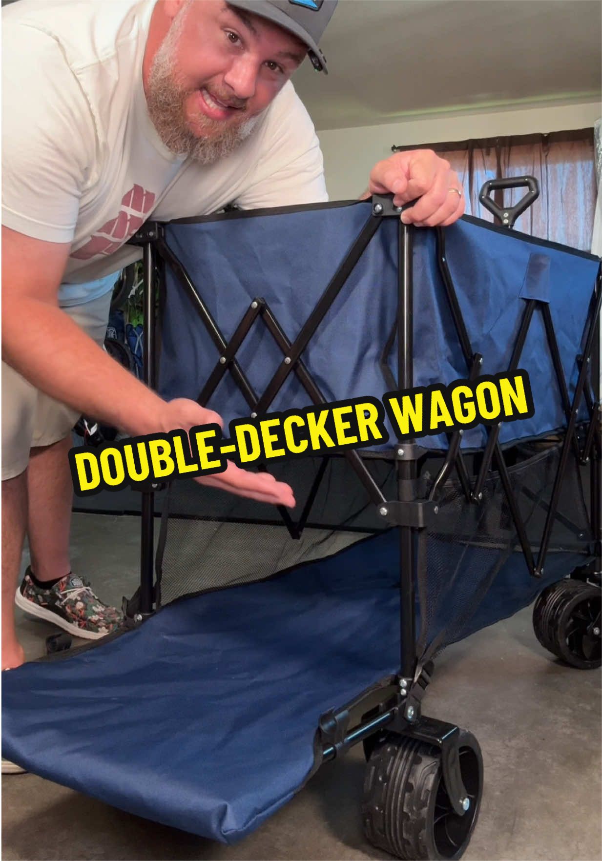 You need to know this before you buy the double-decker wagon #sportsparent #baseballmom #summermusthave #wagon #tiktokshopcreatorpicks 