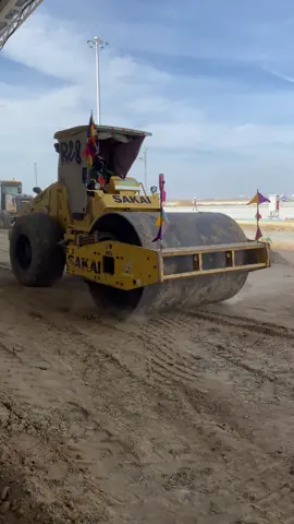 Road Roller working #excavator #dumptruck #roadroller 