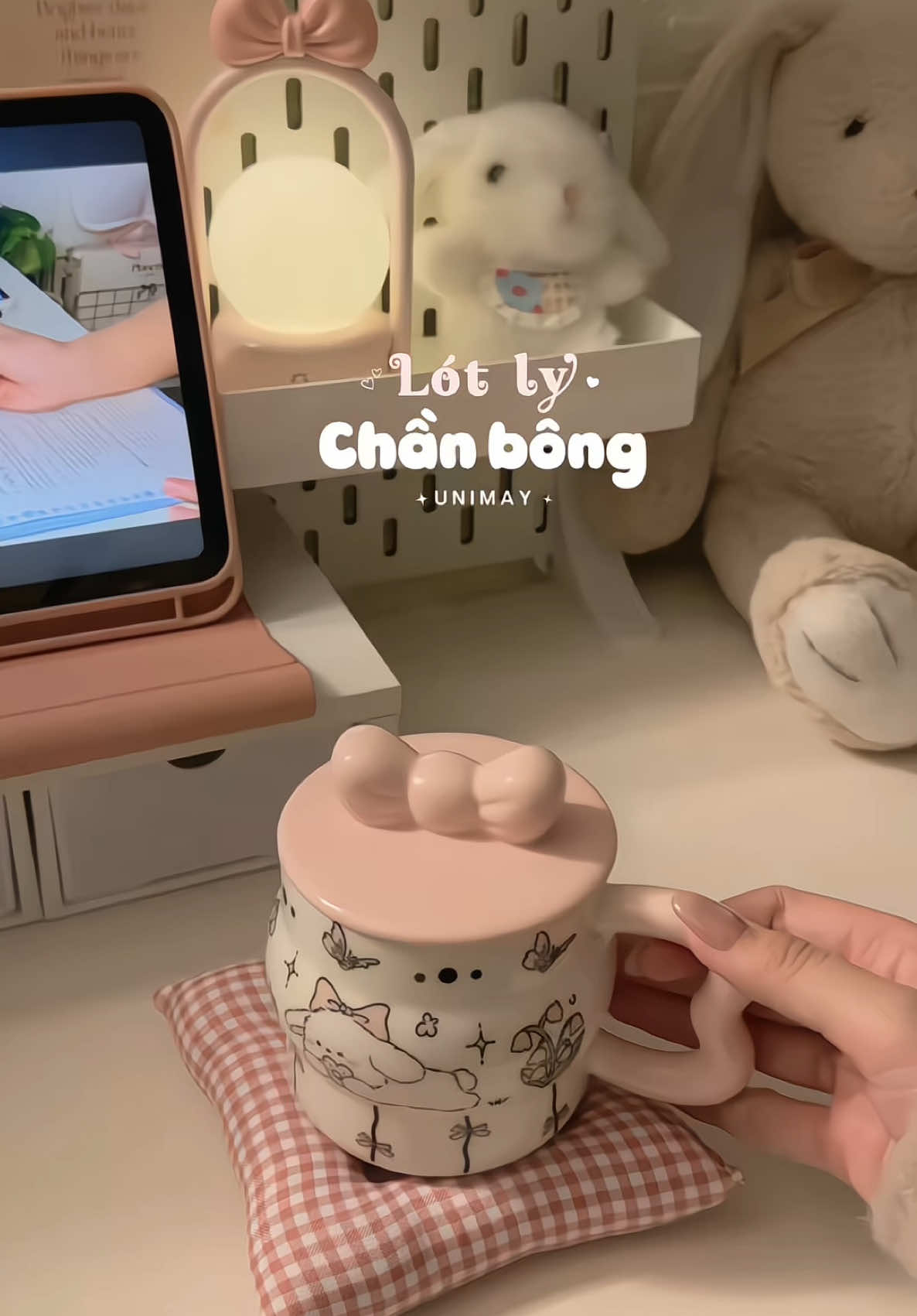 Nay mới được unbox ẻmmmm xinkkk quó đii 🎀🐰🍭✨ #lotlyhandmade #lotlychanbong #unimay #dethuong #viral 