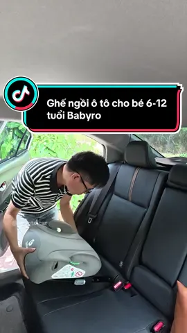 Ghế ngồi ô tô cho bé 6-12 tuổi Babyro có isofix #babyro #ghengoiotochobe #ghebooster #ghengoiototreem #phukienoto 