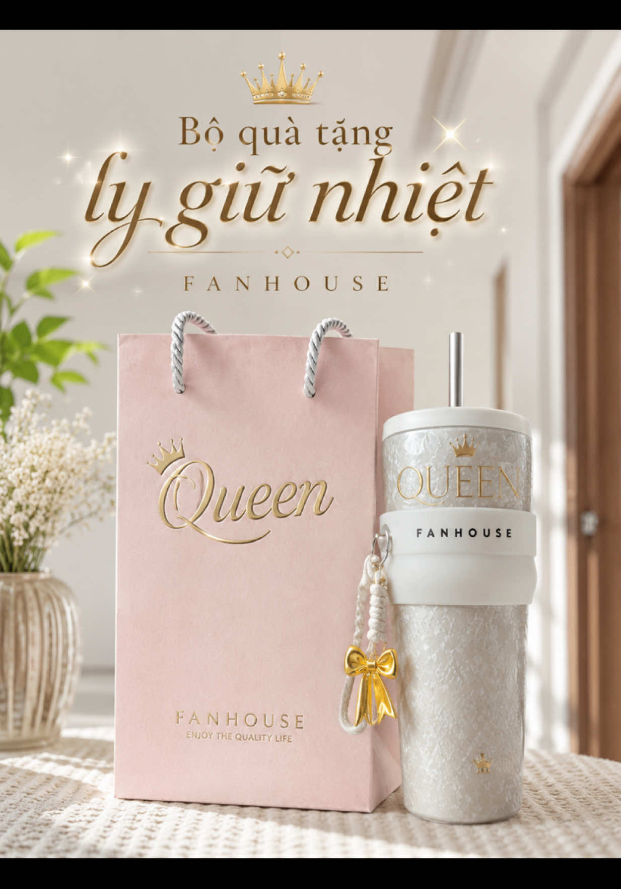 Bộ quà tặng ly giữ nhiệt siêu siêu xinh 🩷 #lygiunhiet#quatangnguoiyeu#quatangsinhnhat#quatangbantrai  #quatangbangai