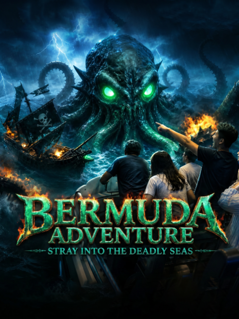 Break into the Bermuda Triangle!  Real Bermuda adventure awaits!  #FuninVR#BermudaStormTheater#FlyingTheater #ArcadePark #TourismAttraction