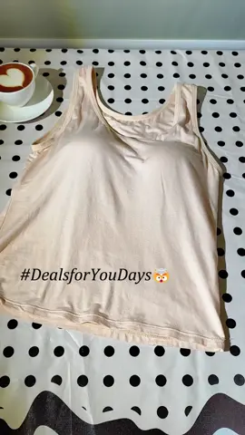 It's such a great deal—I'm going to stock up while the big sale is on.#dealsforyoudays #summerwins #basictops #builtinbra #tanktop 