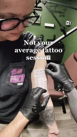 Drop a “🙏” if you’d like to get prayed over during a tattoo session!  #christiantattooartist #prayer #christianart #louisianatattooartist #religious 