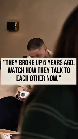 They broke up 5 years ago. Watch how they talk to each other now.🤐😱 #relationships #tristanthompson #khloekardashian #relateable #podcastclips 