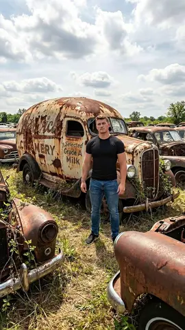 Restoring An Abandoned 1930s Milk Truck into a fully dream camper #satisfyingvideo #construction #architecture #carcamper #carrepair 