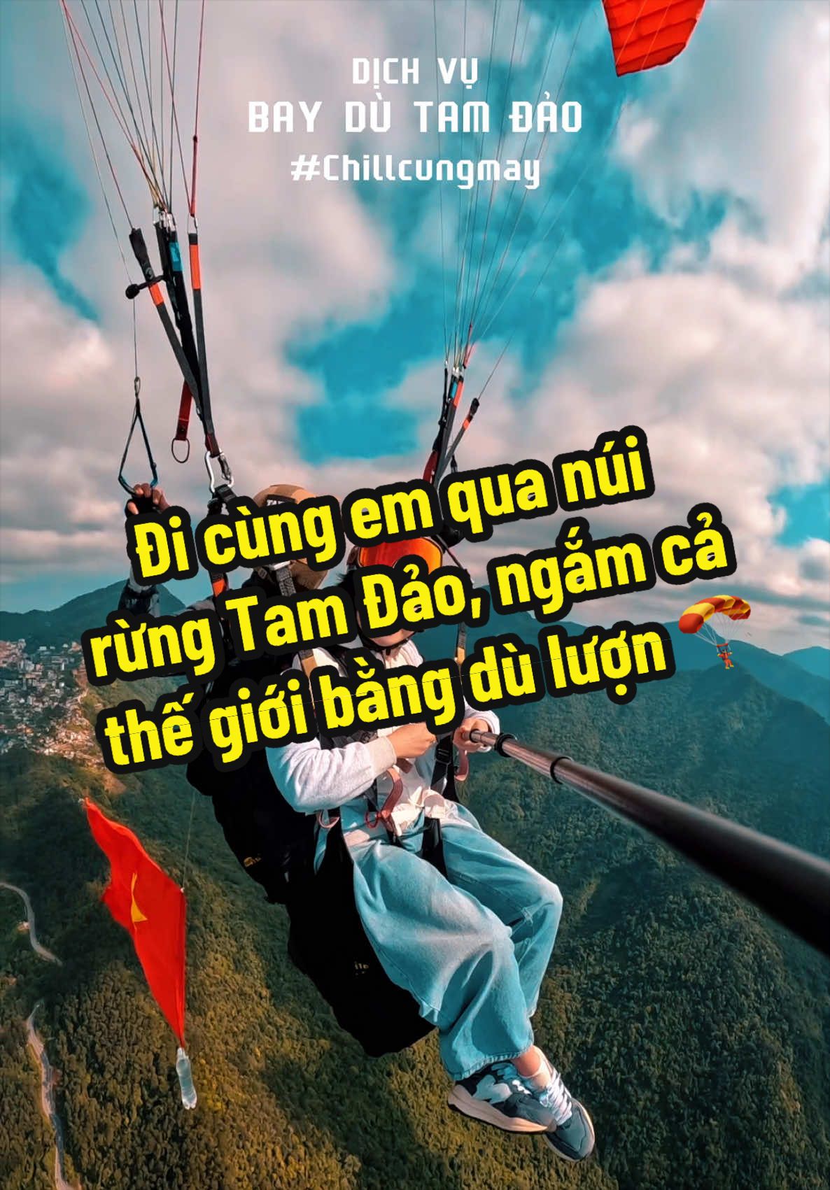 Đi cùng em qua núi rừng Tam Đảo, ngắm cả thế giới bằng dù lượn 🪂 ✅Trải nghiệm bay dù tại điểm bay chênh cao lớn nhất Việt Nam, chỉ cách Hà Nội hơn 1 giờ chạy xe. ❤❤Liên hệ ngay để có ưu đãi hấp dẫn  #duluon #bay #baydu #bayduluon 
