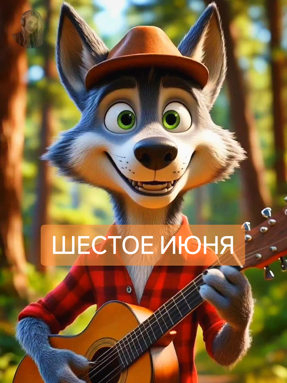 Поздравление 6 июля.  🎵Добрый мульт-волк в стиле современного 3D мультфильма поёт душевную песню о лете, счастье и добре ☀️ Суббота, 6 июня — день, когда хочется улыбаться, жить и верить в лучшее 💛 🎸 Немного шансона 🌿 Немного магии леса 🐺 И очень много души 👉 Включай и пой вместе с волком! 💬 Как вам такой мульт-герой? Напишите в комментариях! #shorts #песня #мультфильм #волк #шансон 