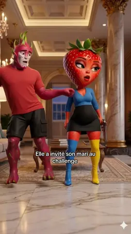 Queen Sita a invité son King Gogo à faire la danse #strawberry #fraise #fruit #tiktokfrance🇨🇵 #ayanakamura @Aya Nakamura 