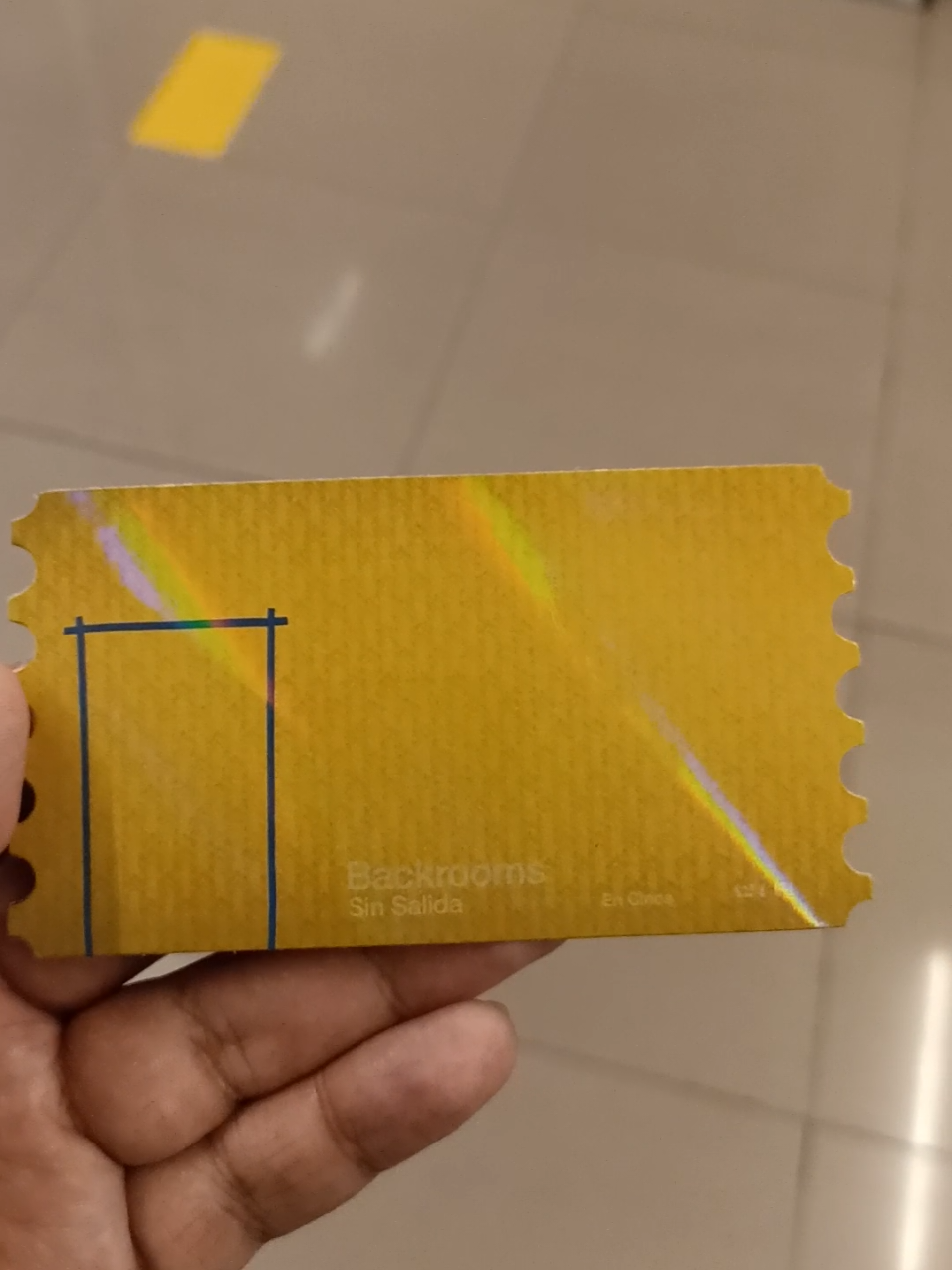 Ticket Conmemorativo backrooms Cineplanet #backrooms #cineplanet #movie #ticketconmemorativo #lima 