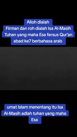 Alloh Yesus Kristus Tuhan yang maha Esa ✝️