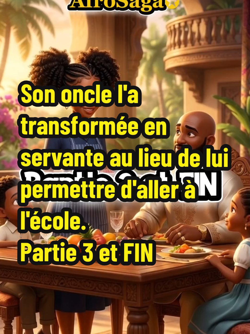 Son oncle l'a transformée en servante au lieu de lui permettre d'aller à l'école. Partie 3 et FIN #histoire  #conte  #realite 