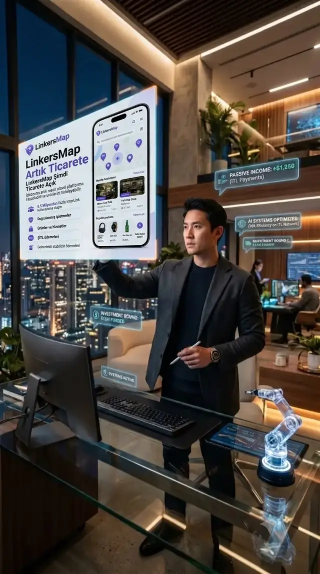 Ticari Ekosistem ve İşletme Kayıtları: LinkersMap üzerinde işletme kayıtlarının başlaması, InterLink ağının Web3 tabanlı bir iş platformuna dönüşme sürecini hızlandırıyor. İşletmelerin bu platformda yer alması, $ITL kullanımını teşvik eden en stratejik ticari hamledir. #InterLink #ITLG #itl @itl_fdn
