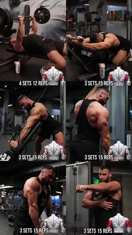 Triceps Workout For Bigger Arms Build thicker, stronger triceps with these key movements. Full 12-Week Program 🔗 in bio. My program shows you step-by-step. #tricepsworkout #armworkout #biggerarms #triceps #mensfitness 