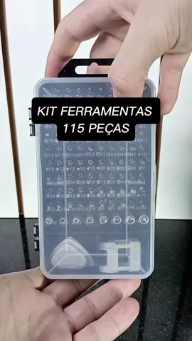 Kit Ferramentas 115 Peças Jogo Mini Chaves Precisão Multiuso Celular Notebook Tablet . . . #ferramentas #manutencaodecelular #setup #conserto #eletronicos 